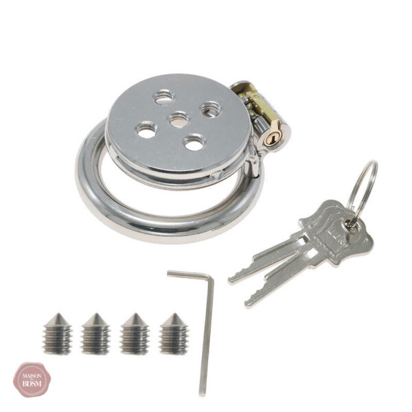 Cage de chasteté élégante et fonctionnelle