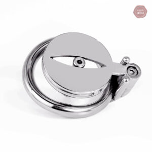Cage de chasteté plate en acier inoxydable