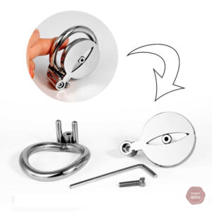 Accessoire de chasteté en acier inoxydable pour adultes
