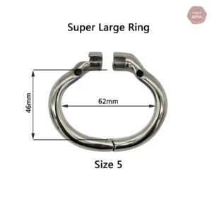 Cage de chasteté en acier inoxydable