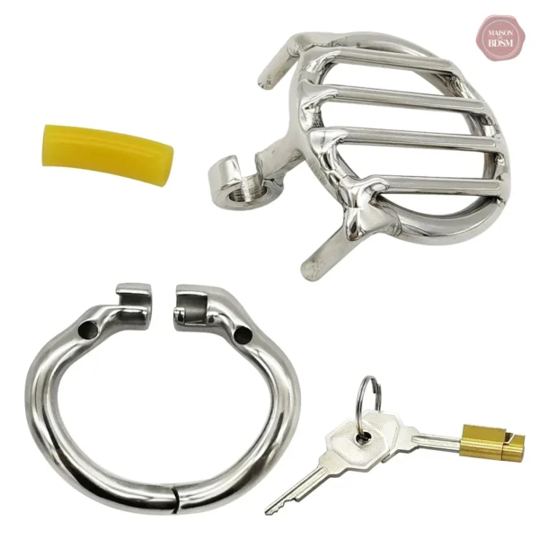 Cage de chasteté ergonomique et discrète