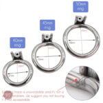 Cage de chasteté en métal durable et léger