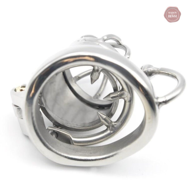 Cage de chasteté avec pointes, pour une expérience unique