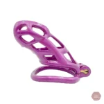 Cage de chasteté pourpre pour expériences BDSM