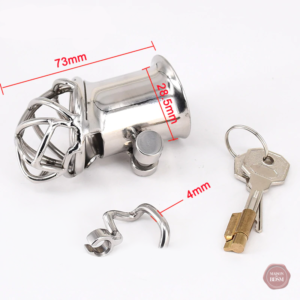 Cage de chasteté en métal pour stimulation