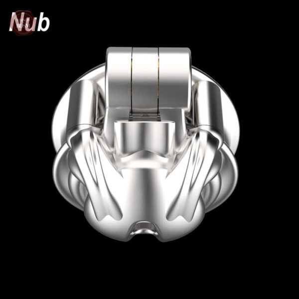 Cage de chasteté en acier inoxydable, modèle Python V7.0