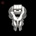 Cage de chasteté en acier inoxydable, modèle Python V7.0