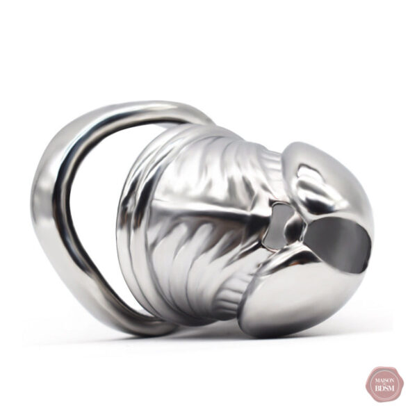 Cage de chasteté robuste en acier pour le contrôle