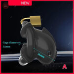 Cage de chasteté homme en silicone doux et ajustable