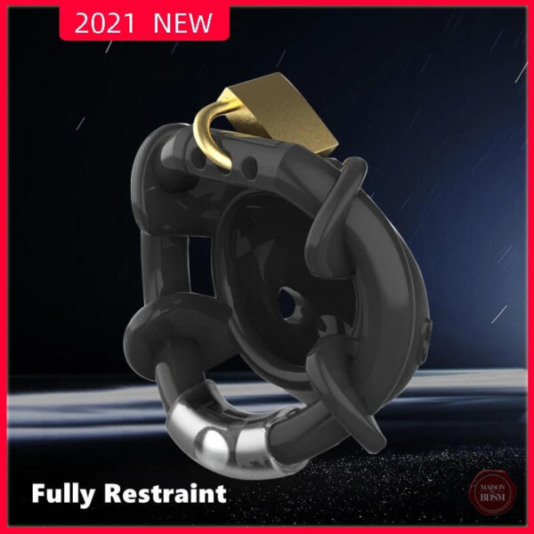 Cage de chasteté ajustable en silicone pour un maintien sécurisé