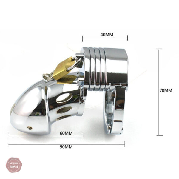 Cage de chasteté ajustable pour un contrôle optimal