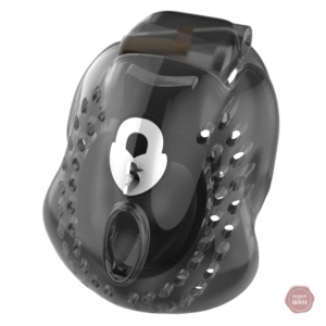 Cage de Chasteté en Résine Bouclier Noir