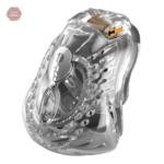 Cage de Chasteté Résine Bouclier Transparent