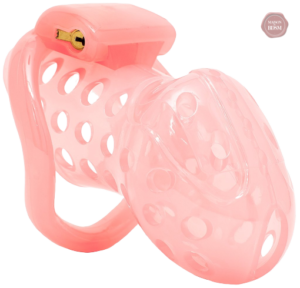 Cage de chasteté La Punition, finition rose
