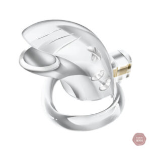 Cage de chasteté respirante avec anneaux de bondage