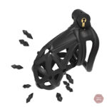 Cage de chasteté ergonomique pour un port prolongé