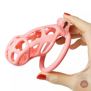 Cage de chasteté rose Mamba C4