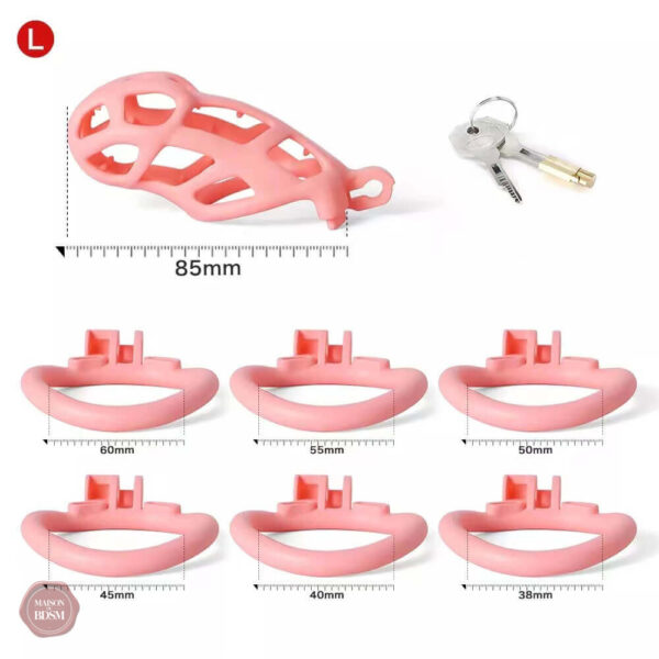 Cage de chasteté Mamba, matériaux de qualité