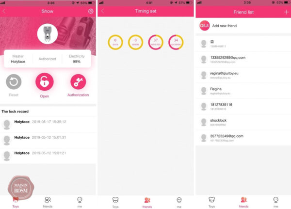 Cage de chasteté avec options de contrôle à distance adaptées