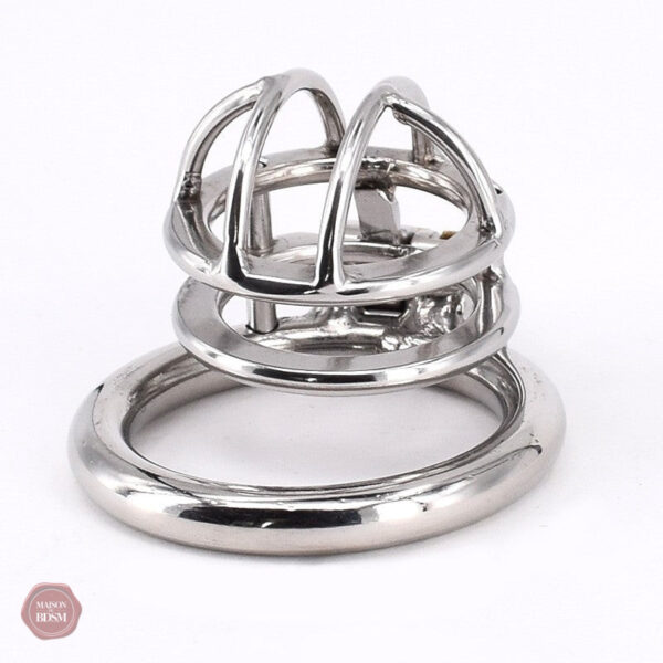 Cage de chasteté en métal pour un contrôle optimal