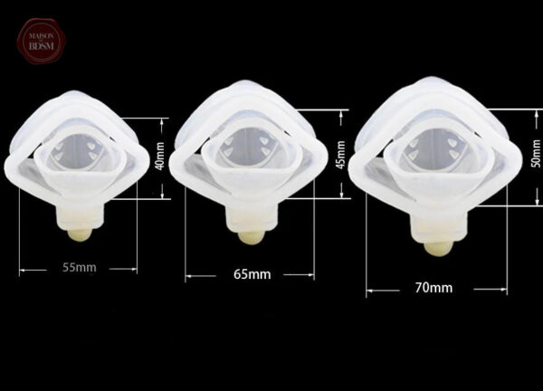 Accessoire de chasteté en silicone élégant