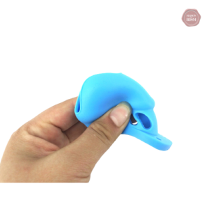 Cage GB 6000, silicone souple, couleur bleue attrayante