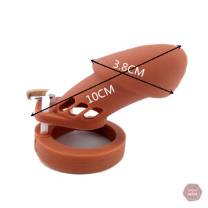 Modèle en silicone marron, design ergonomique