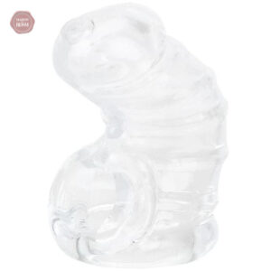 Cage de chasteté silicone transparente pour un confort optimal