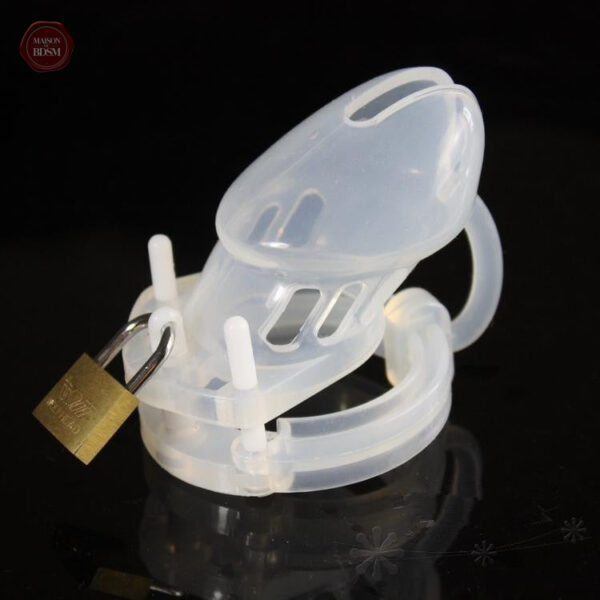 Cage de chasteté en silicone, modèle transparent GB6000S