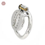 Cage de chasteté en acier inoxydable pour Sissy