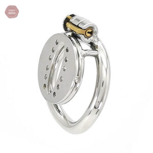 Cage de chasteté en acier inoxydable pour Sissy