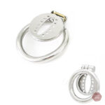 Cage de chasteté Sissy, design compact en acier