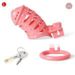 Cage Sissy Rose pour moments de plaisir