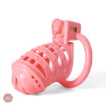 Cage de chasteté Sissy en rose
