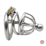 Cage de chasteté métal Versailles S avec sonde urétrale