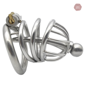 Cage de chasteté métallique Sonde Urètre - Versailles M