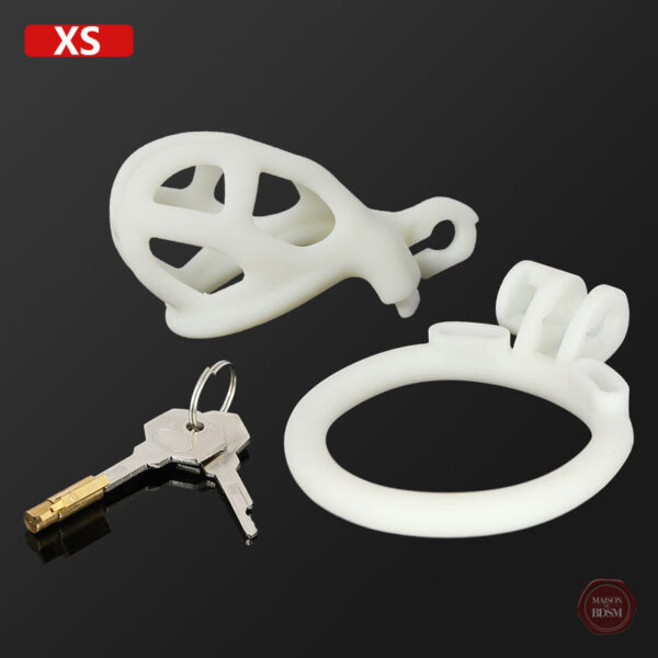 Cage de chasteté conçue pour s'adapter parfaitement