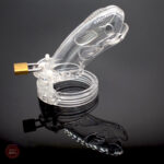 Cage de chasteté en plastique durable et confortable