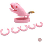 Accessoire de chasteté confortable et discret en plastique