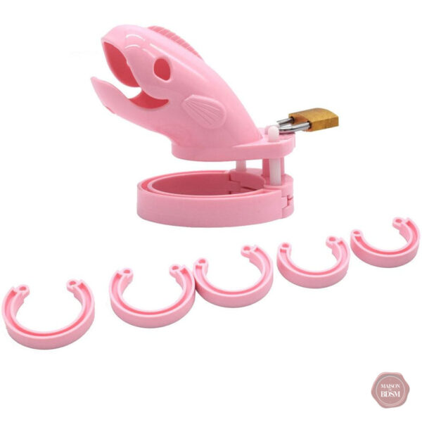 Accessoire de chasteté confortable et discret en plastique