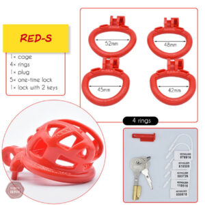 Accessoire de chasteté en résine durable