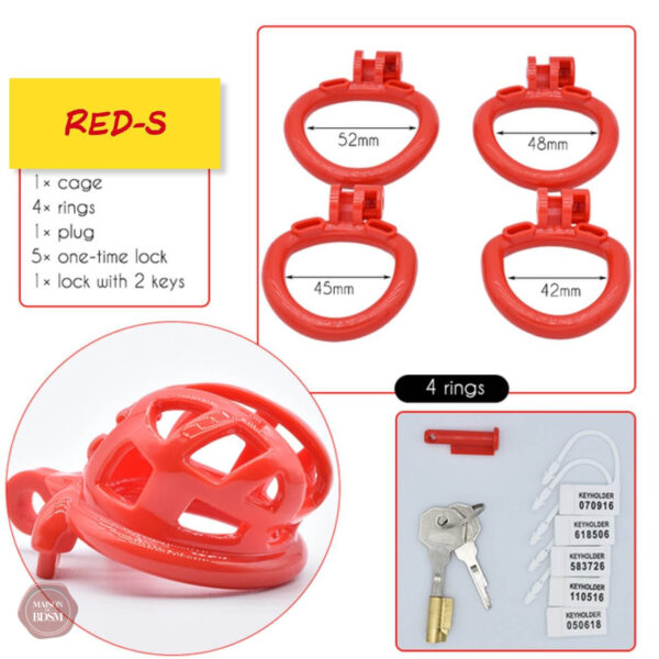 Accessoire de chasteté en résine durable
