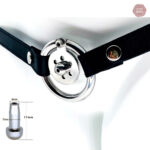 Cage de chasteté ultra plate en acier inoxydable