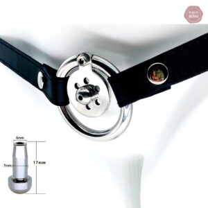 Cage de chasteté ultra plate en acier inoxydable