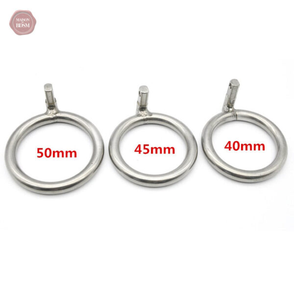 Accessoire de chasteté urètre en métal, design confortable