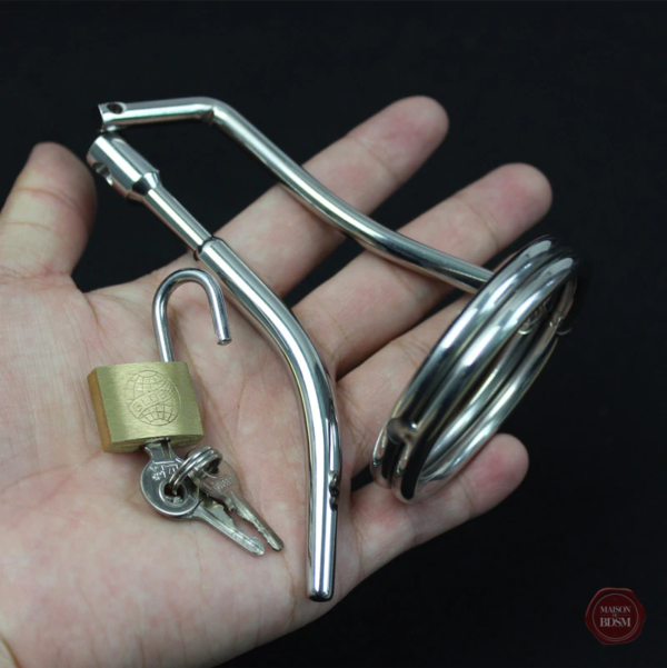 Accessoire de chasteté pour homme - métal, ergonomique