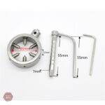 Cage de chasteté métallique, design pour le supplice