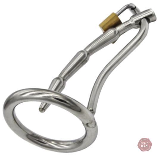 cage-de-chastete-uretre-metal-tube-enfer-1 Cage de chasteté urètre en métal - Tube de l'enfer