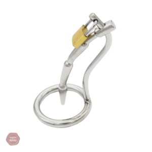 Accessoire de chasteté urètre, design en tube métallique
