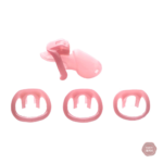 Accessoire de chasteté V3 en résine, teinte rose